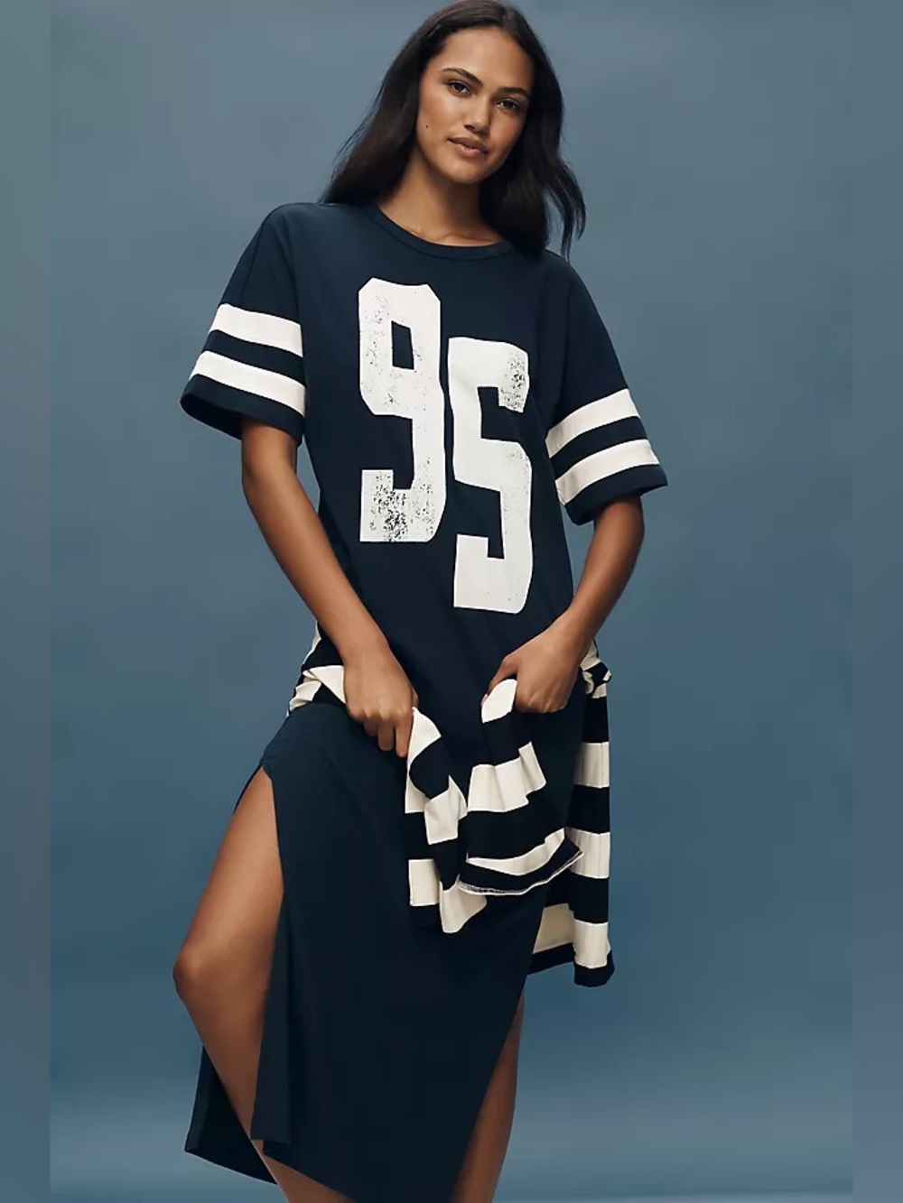 NWT Daily Practice Graphic T-Shirt Midi Dress Size S